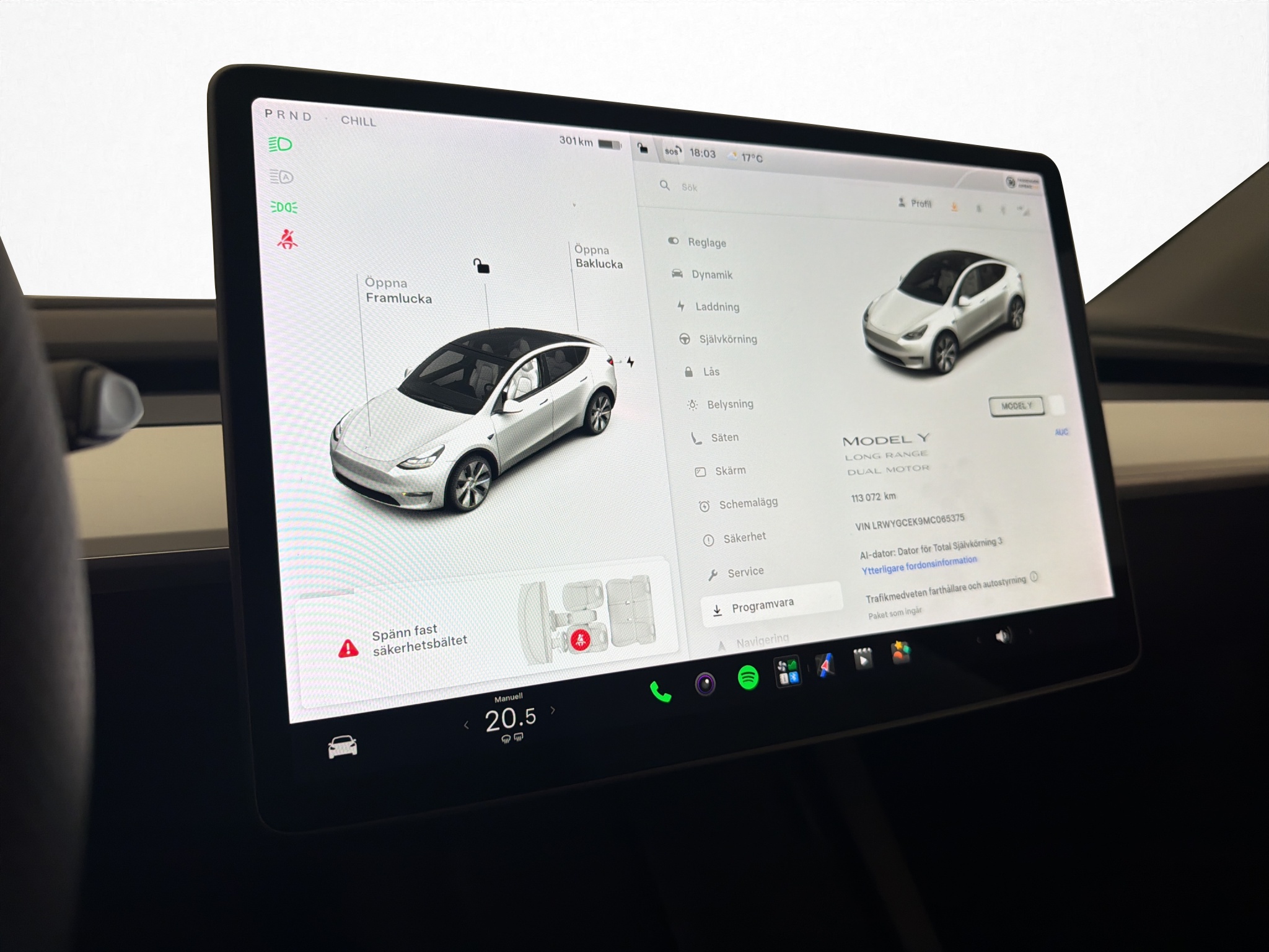 Tesla Model Y 2021 - miniatyr 17