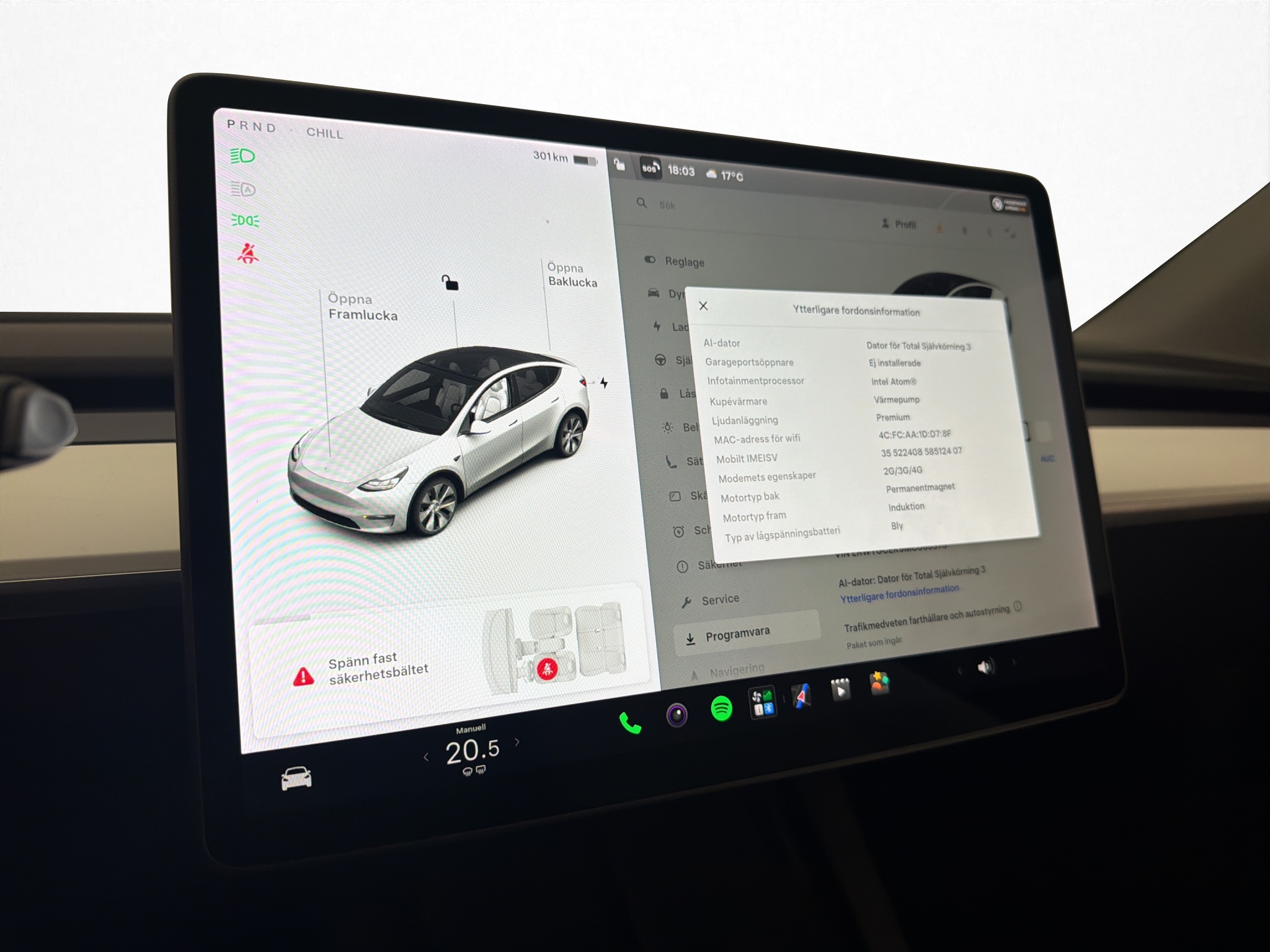 Tesla Model Y 2021 - miniatyr 18