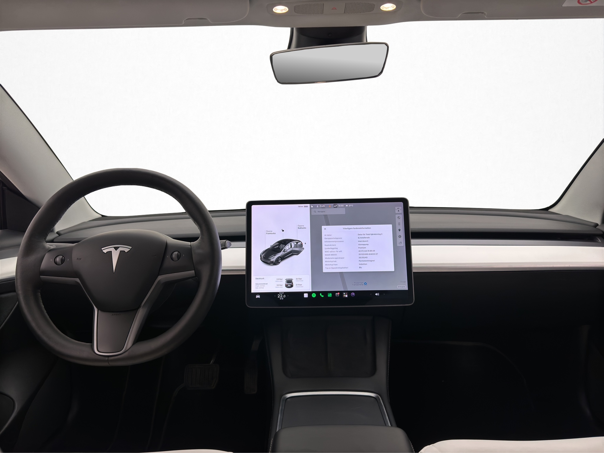 Tesla Model 3 2021 - miniatyr 8