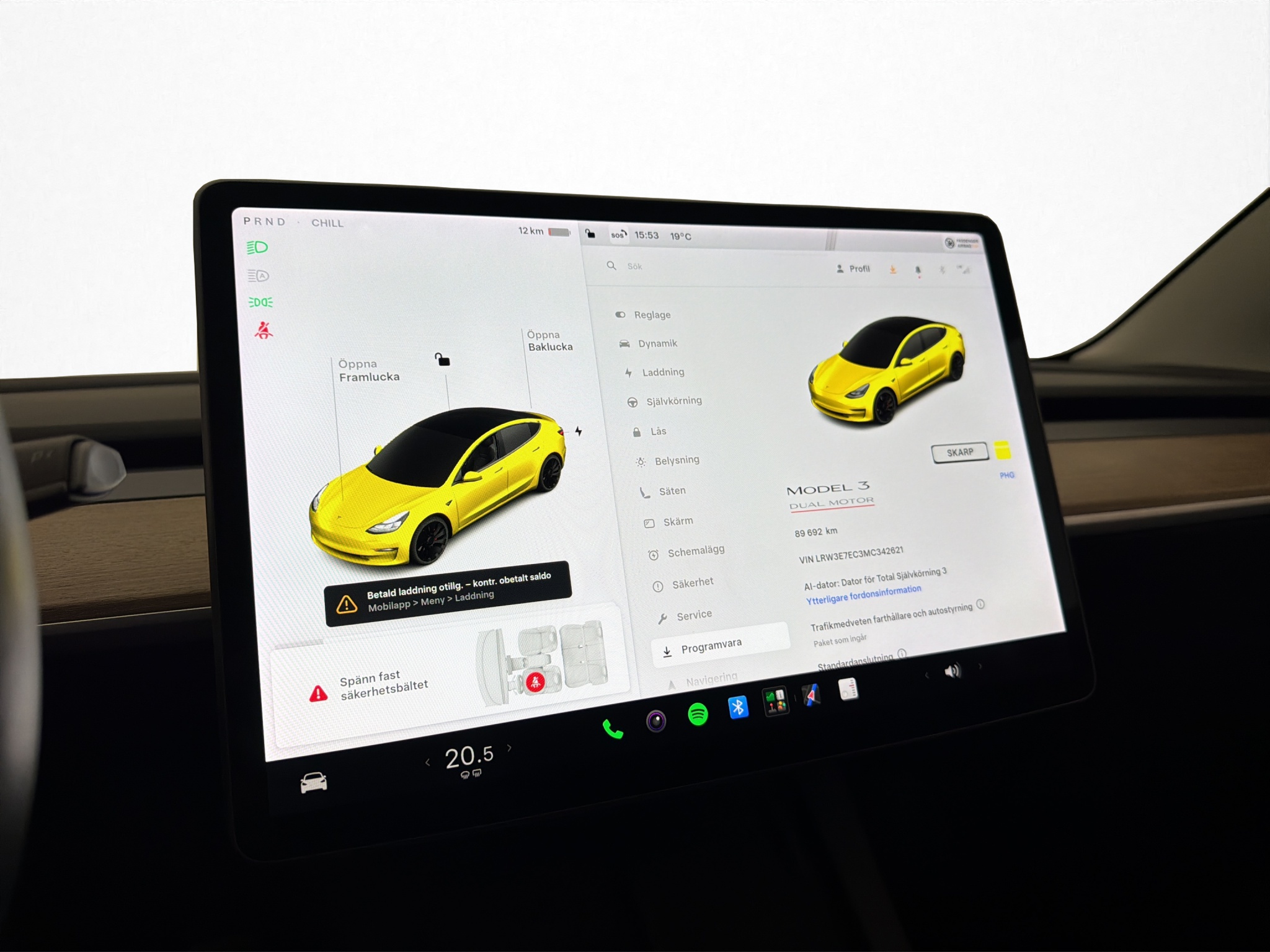 Tesla Model 3 2021 - miniatyr 23