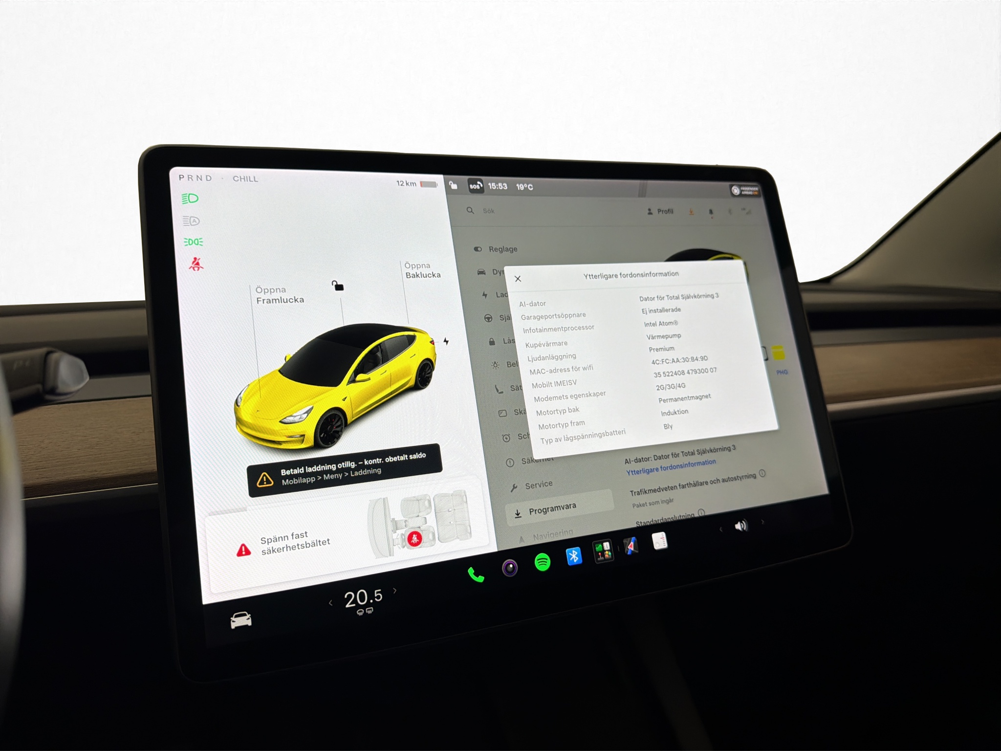Tesla Model 3 2021 - miniatyr 24