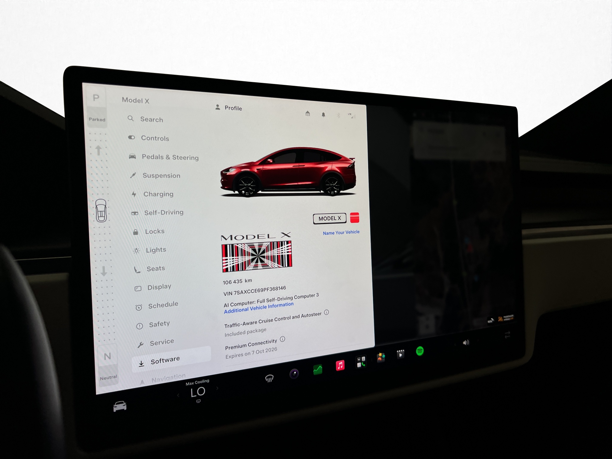 Tesla Model X 2023 - miniatyr 30