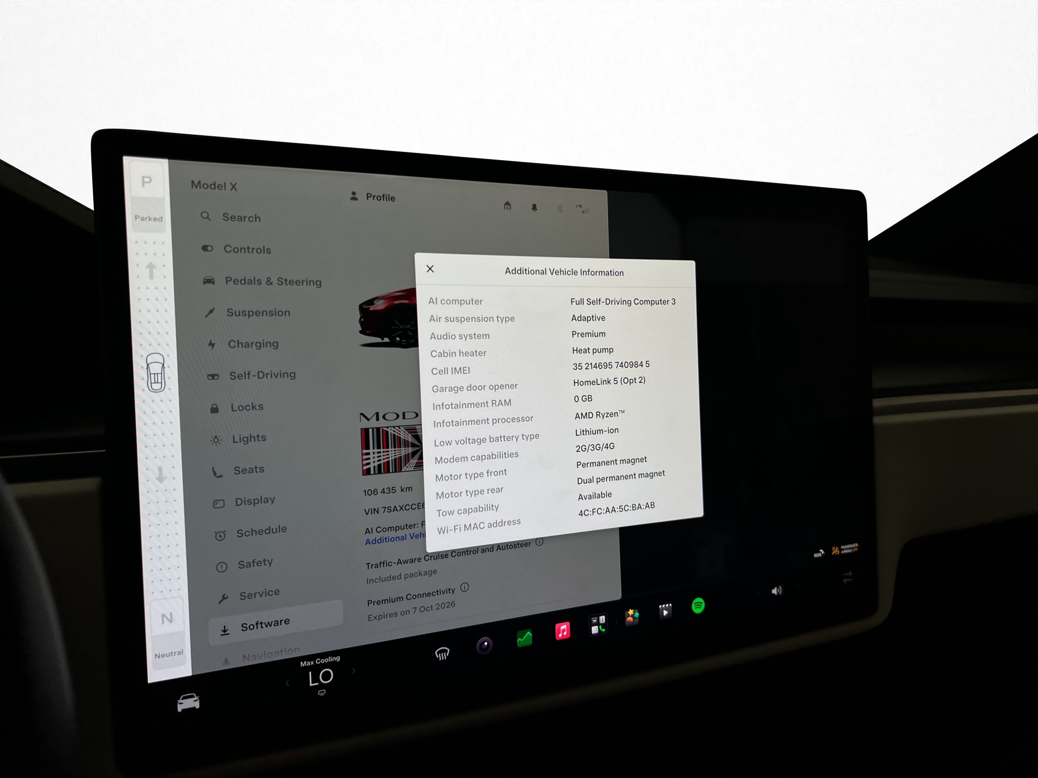 Tesla Model X 2023 - miniatyr 31