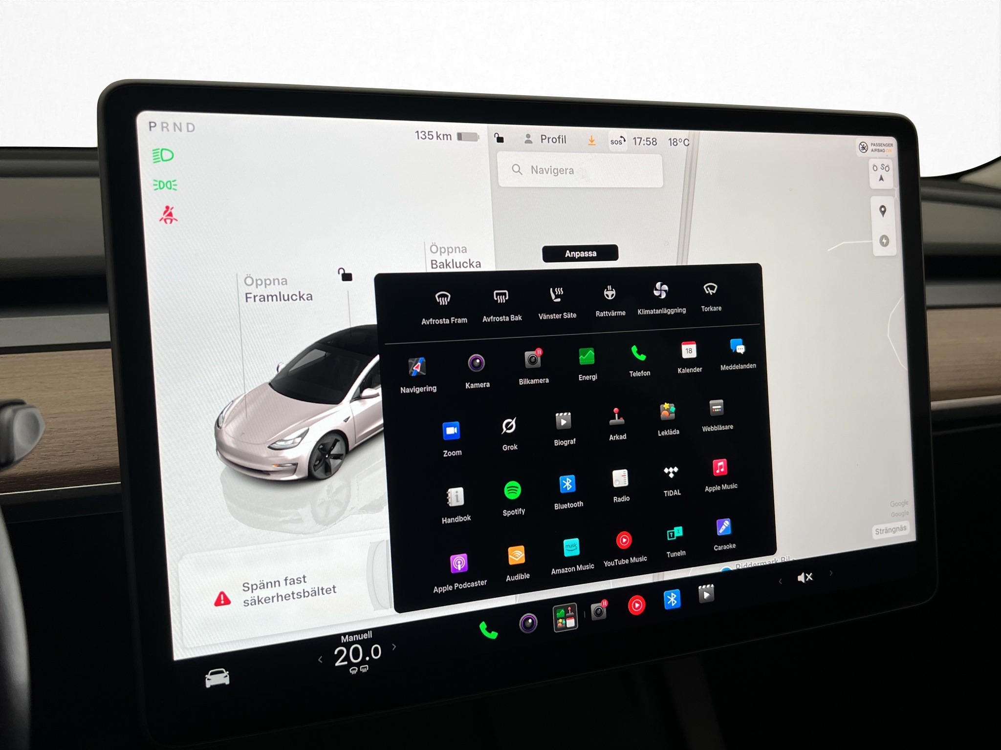 Tesla Model 3 2023 - miniatyr 17