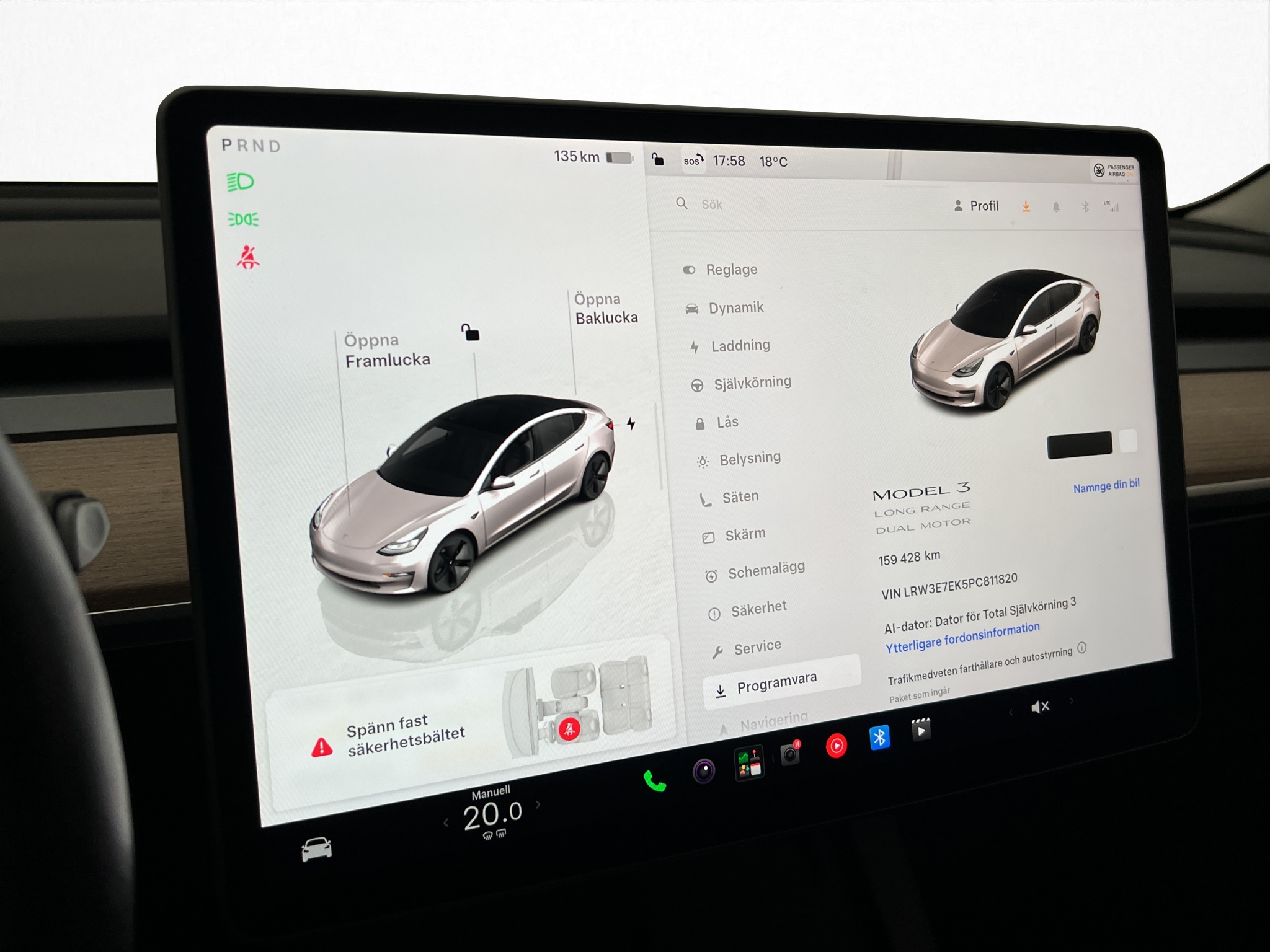 Tesla Model 3 2023 - miniatyr 21