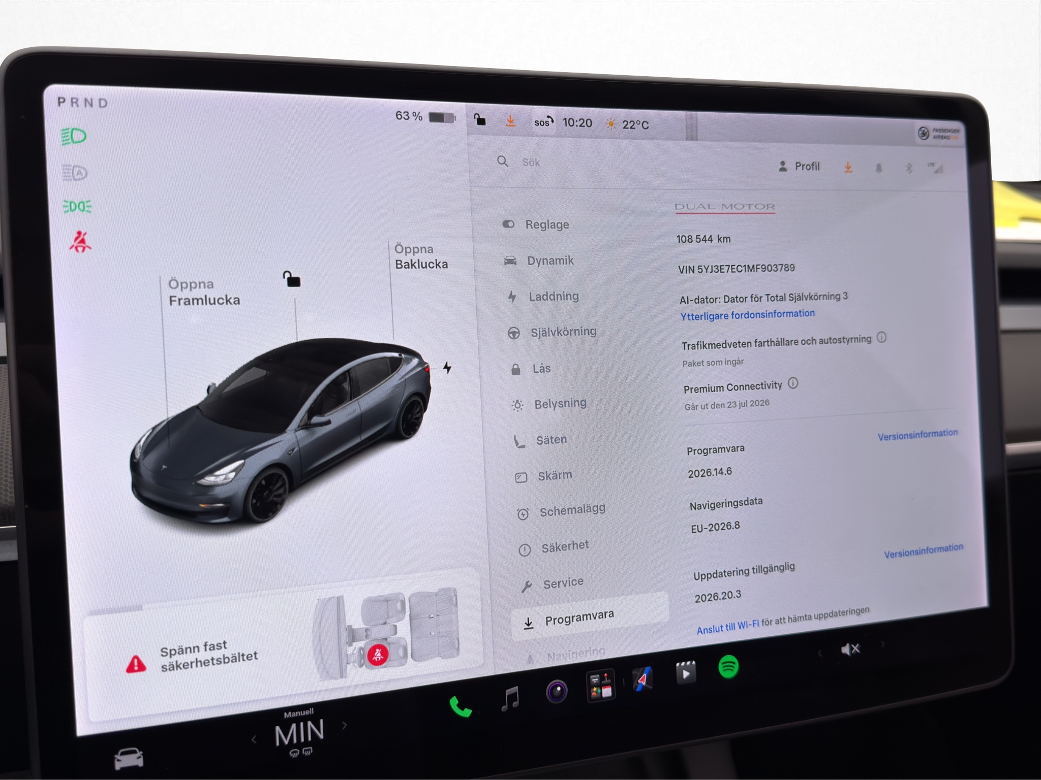 Tesla Model 3 2021 - miniatyr 17