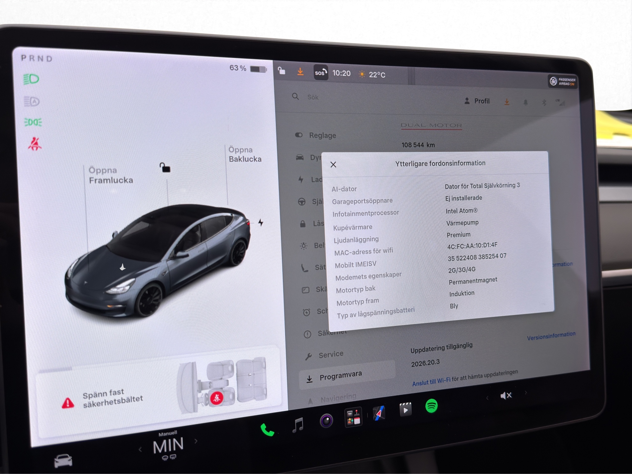 Tesla Model 3 2021 - miniatyr 18