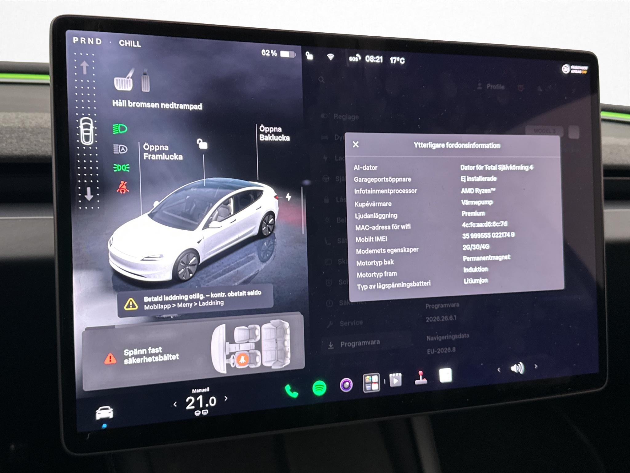 Tesla Model 3 2024 - miniatyr 21