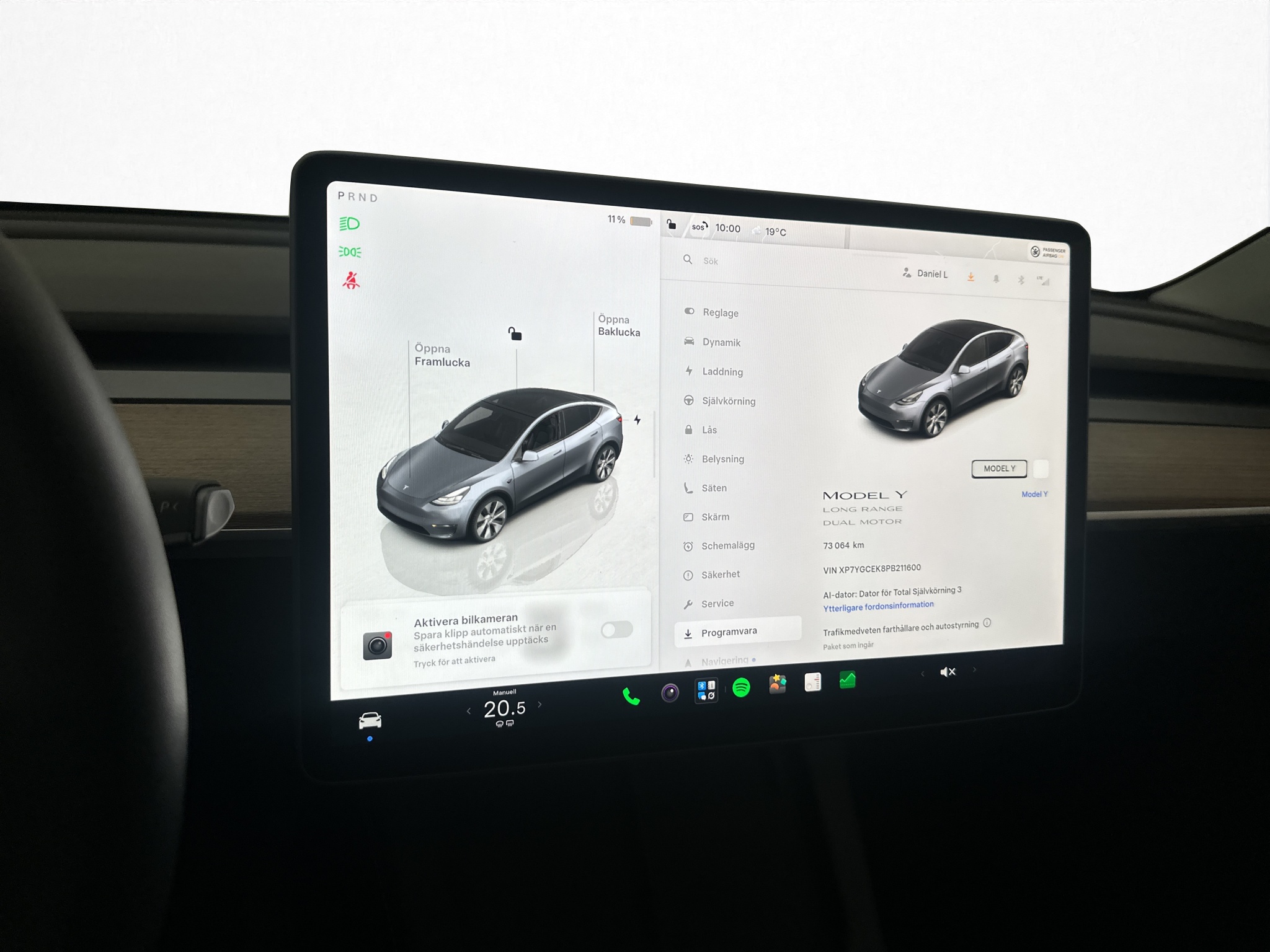 Tesla Model Y 2023 - miniatyr 22