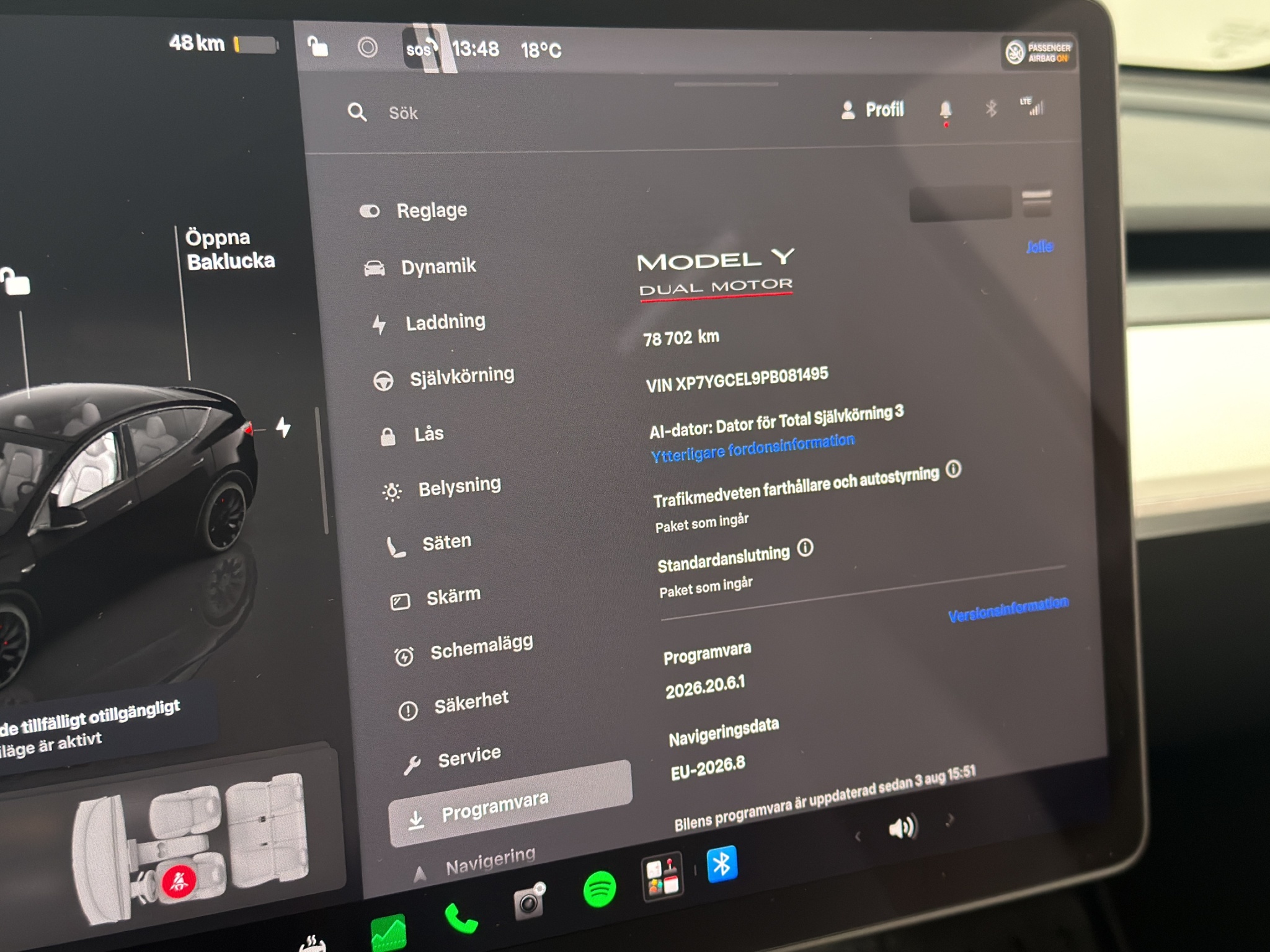 Tesla Model Y 2023 - miniatyr 23