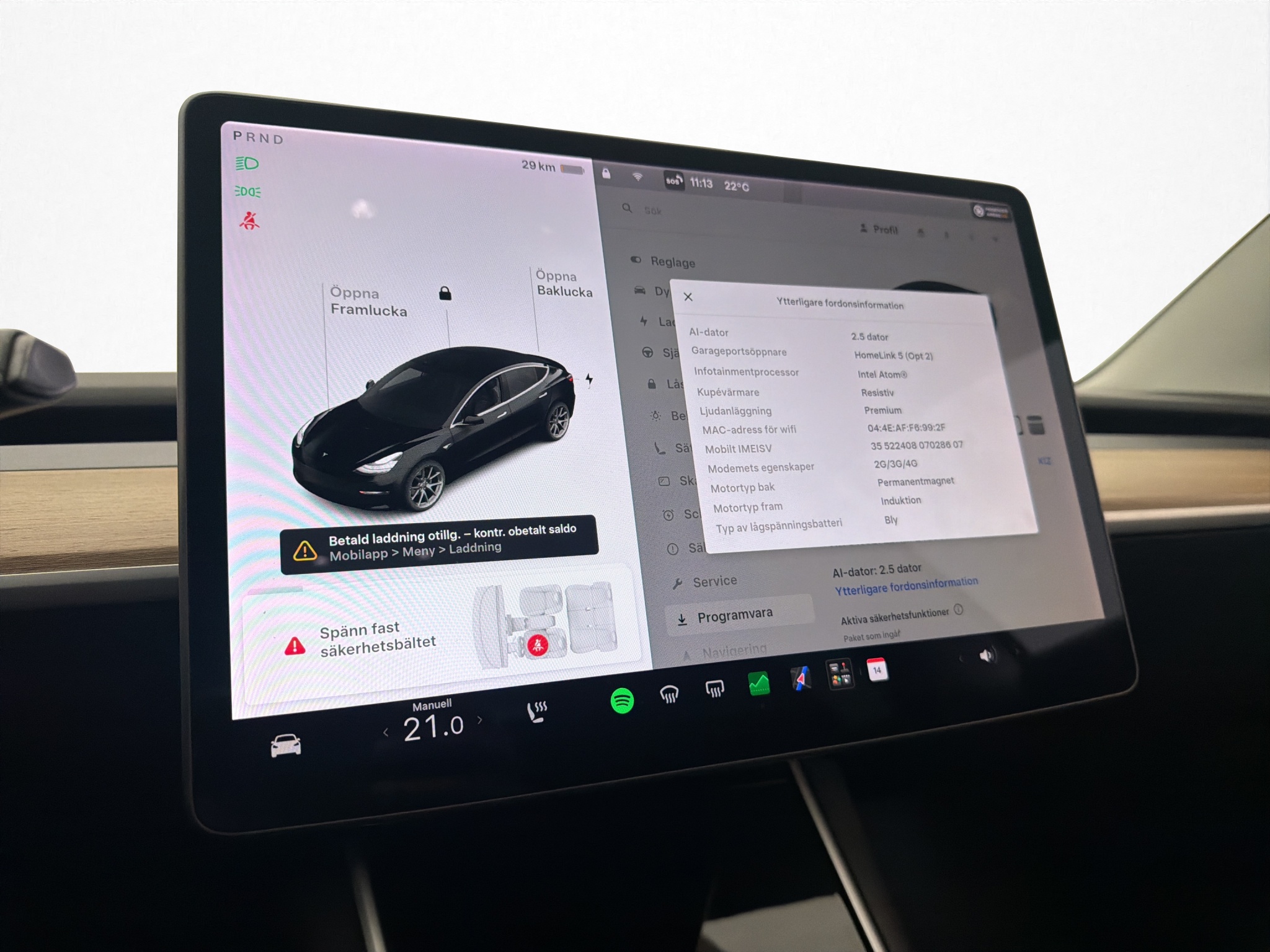 Tesla Model 3 2019 - miniatyr 24