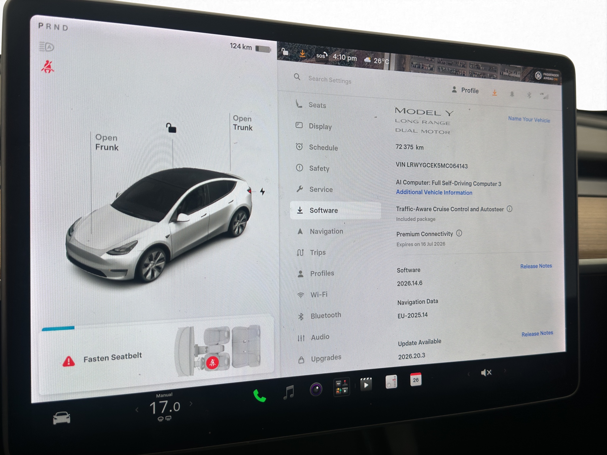 Tesla Model Y 2021 - miniatyr 16
