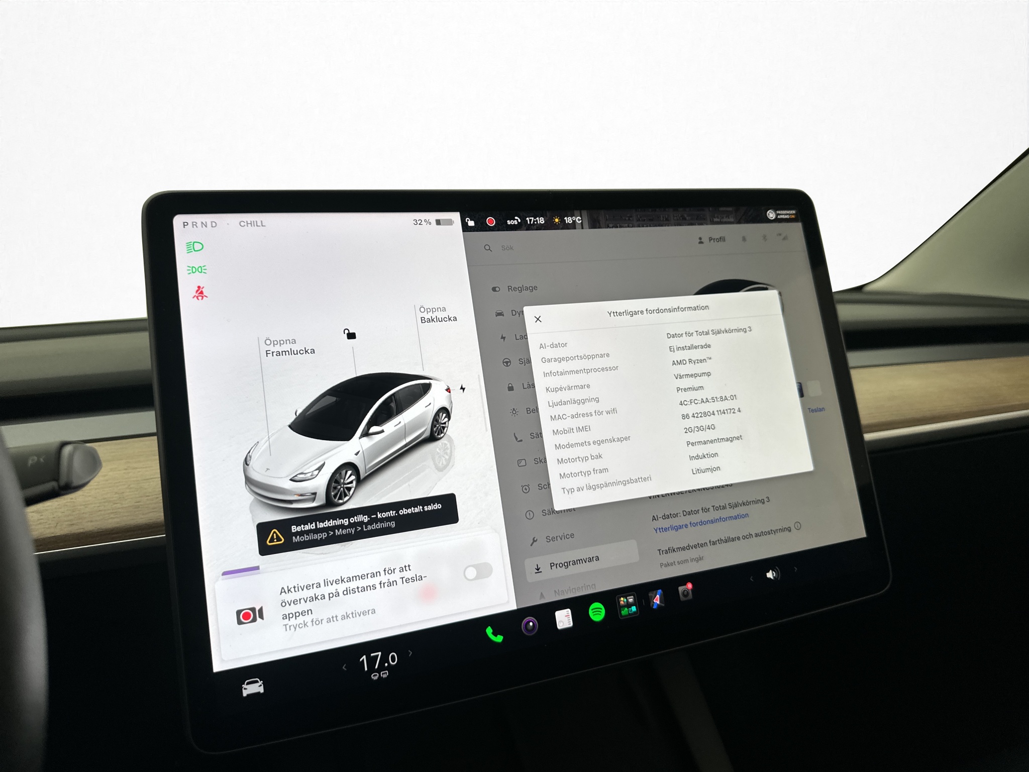Tesla Model 3 2022 - miniatyr 18