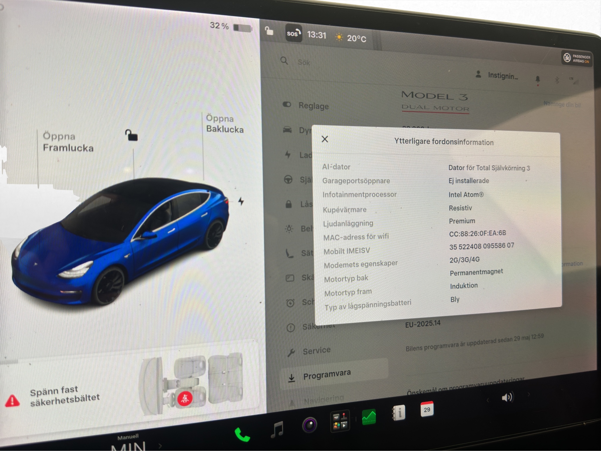 Tesla Model 3 2019 - miniatyr 16