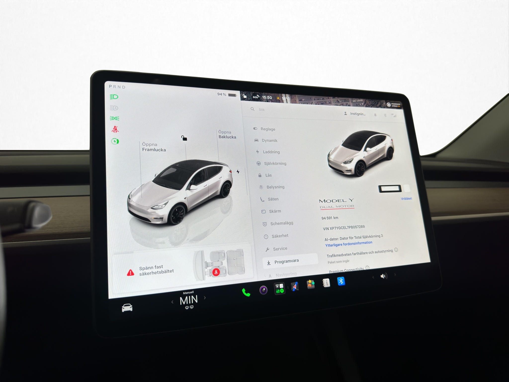 Tesla Model Y 2023 - miniatyr 23