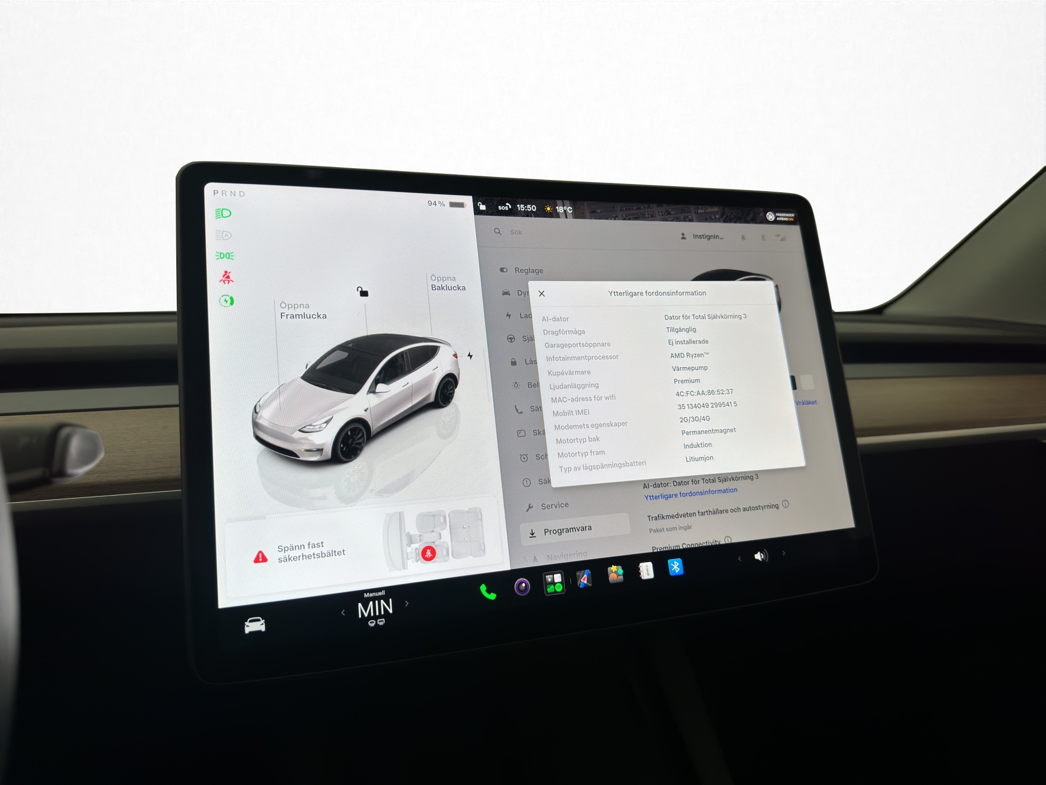 Tesla Model Y 2023 - miniatyr 24