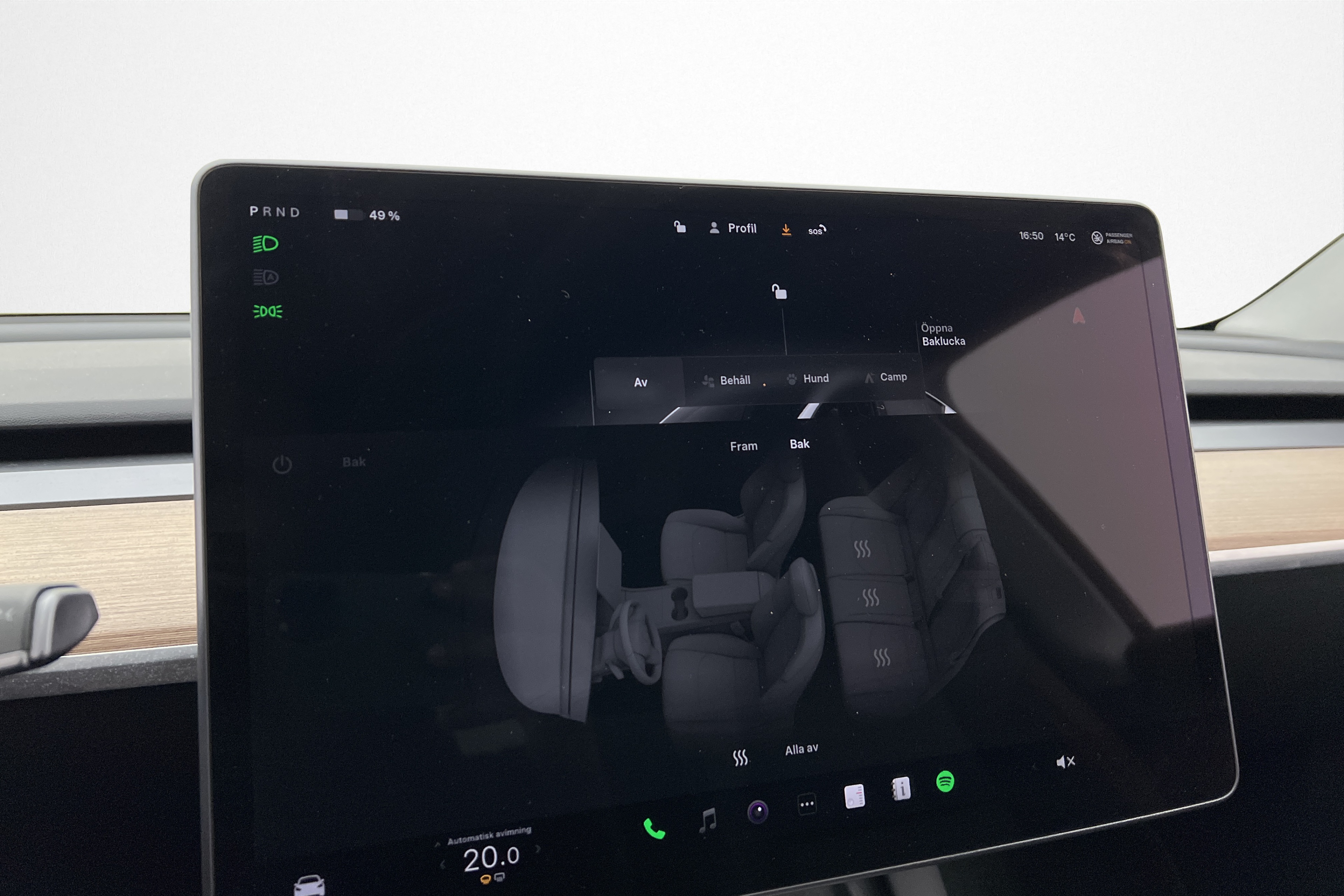 Tesla Model Y 2022 - miniatyr 23
