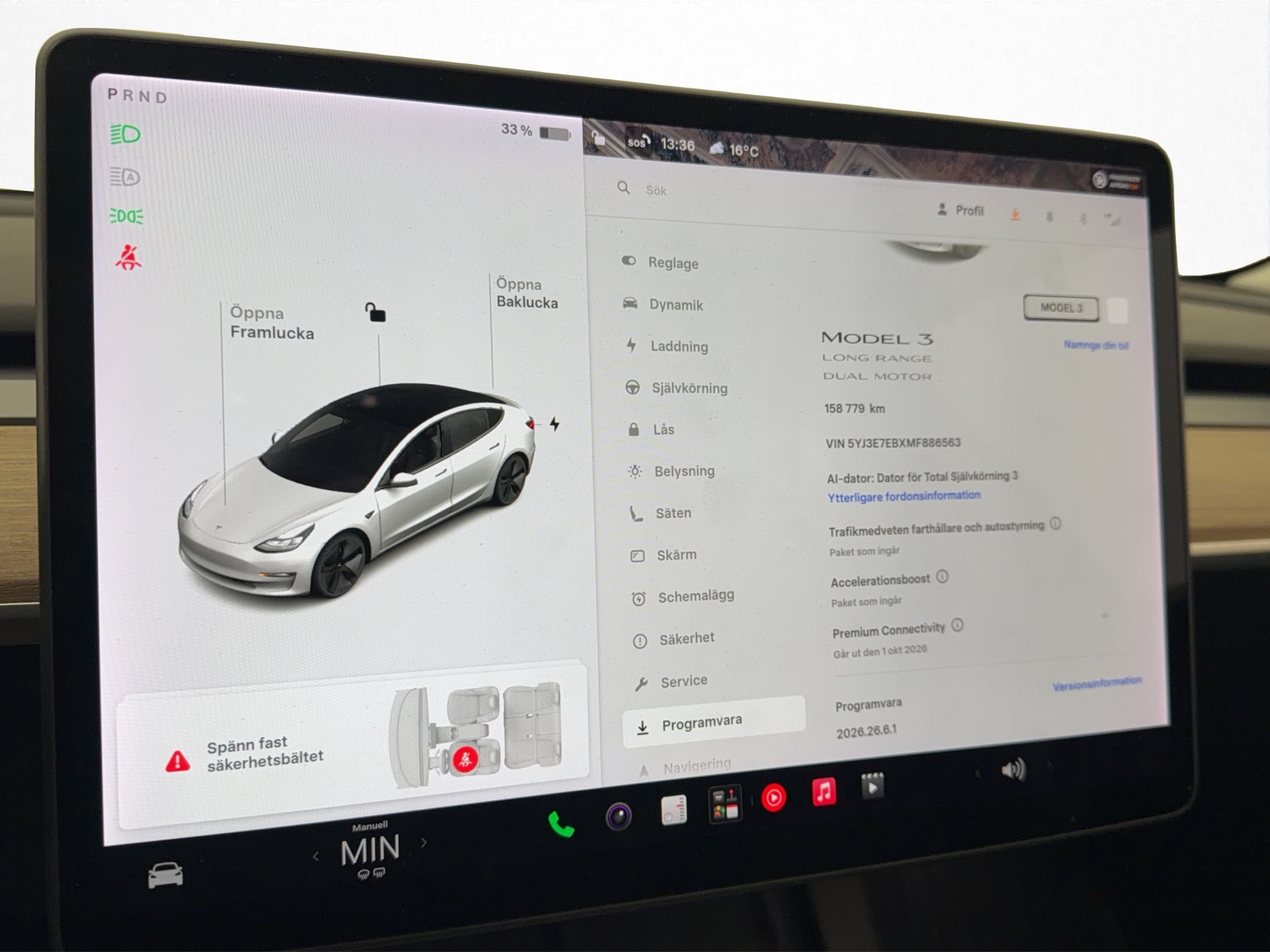 Tesla Model 3 2021 - miniatyr 22