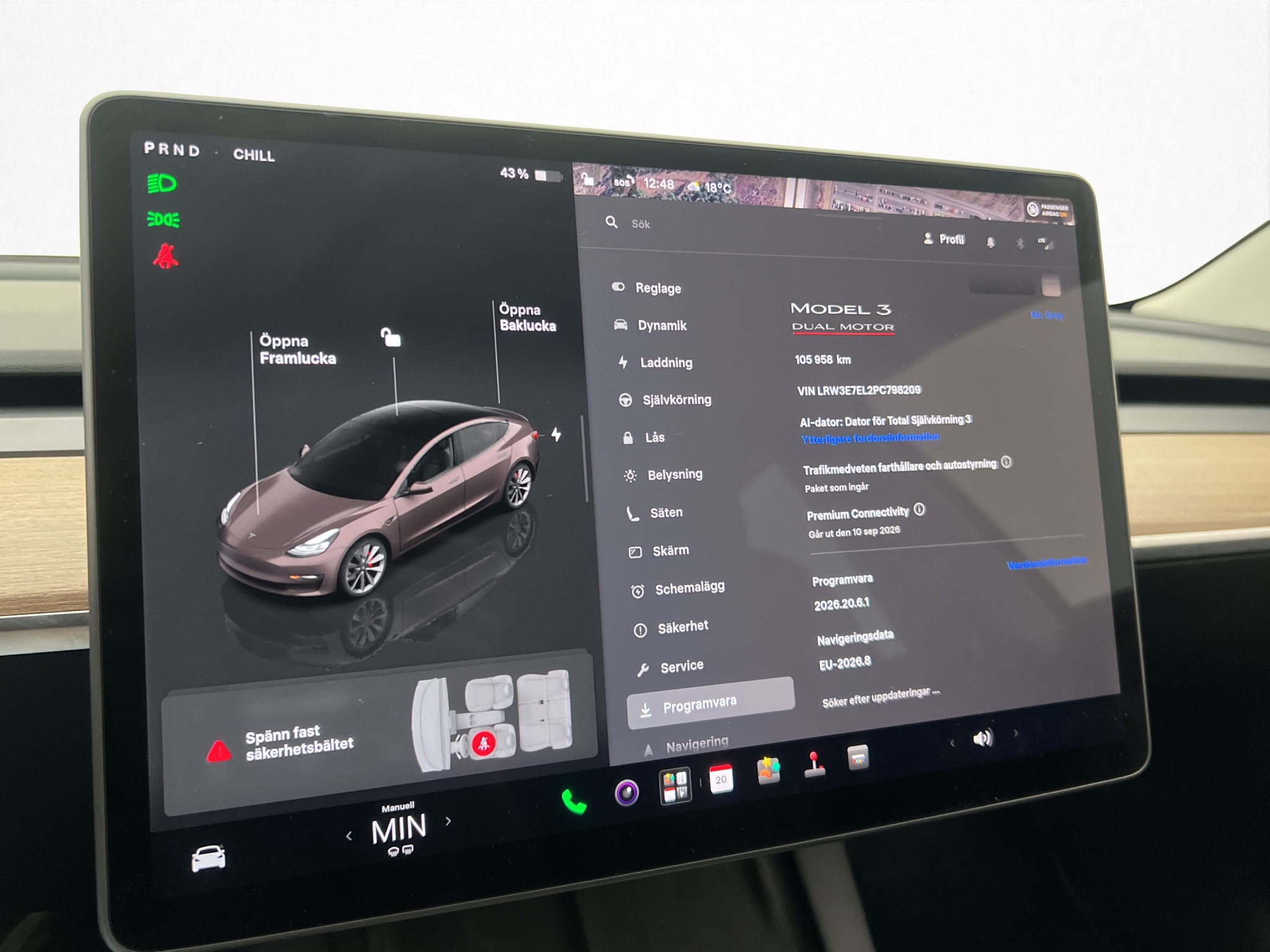 Tesla Model 3 2023 - miniatyr 18