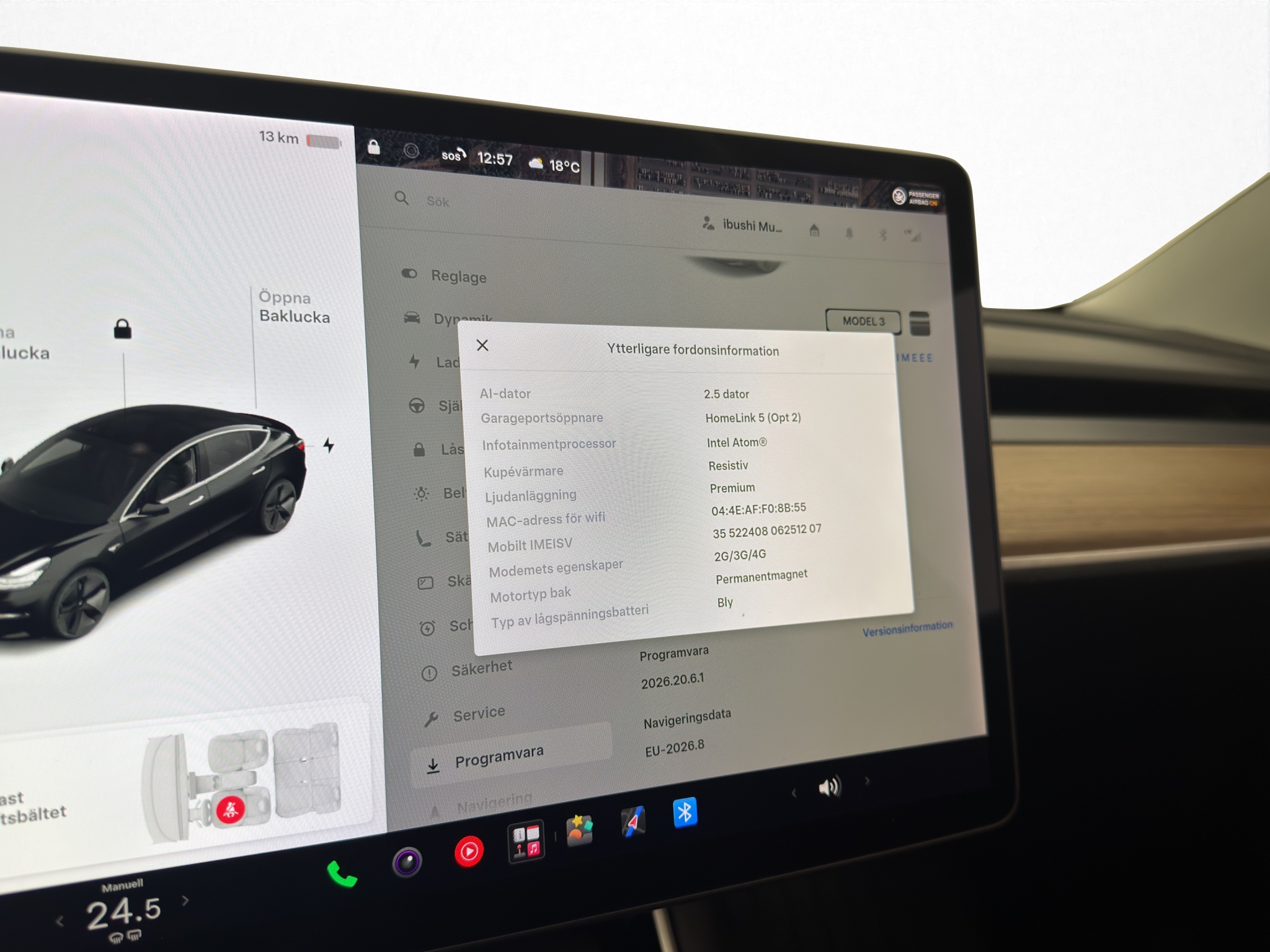 Tesla Model 3 2019 - miniatyr 23
