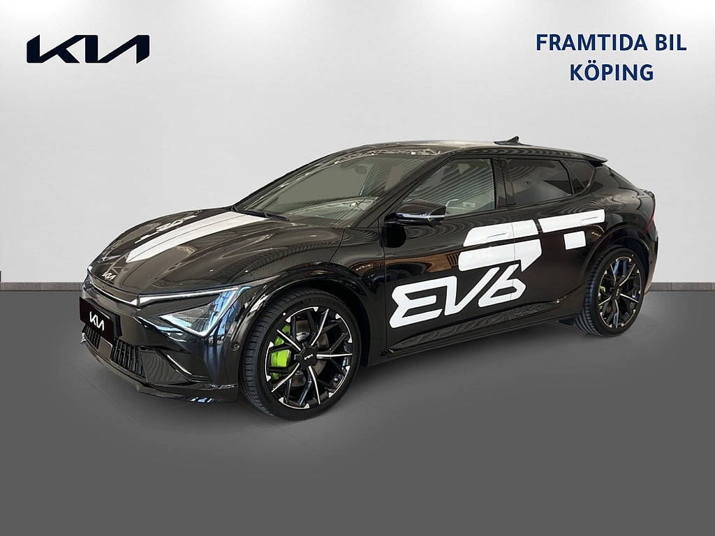 Kia EV6 GT 84 KWH,650HK,450KM, 0-100-3,5SE MOMS Från 7016kr/mån