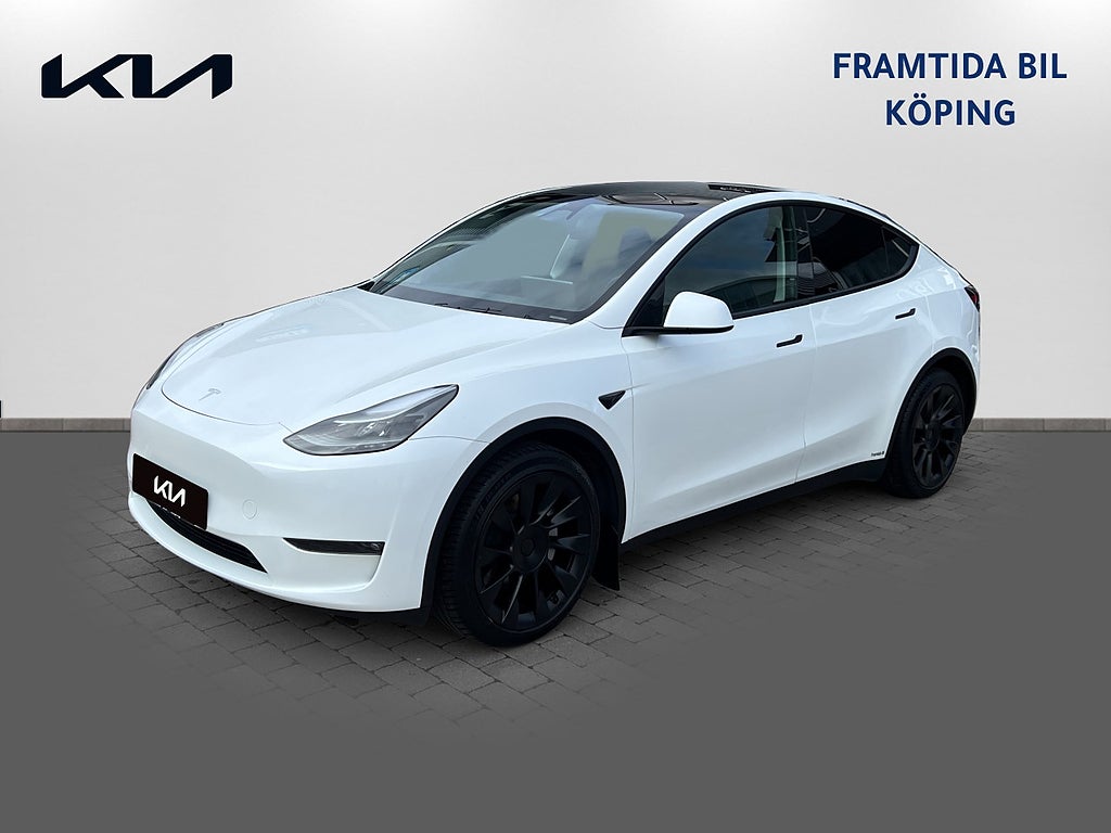 Tesla Model Y Long Range AWD HW4 514HK-Drag-Panorama-INKL Vhjul
