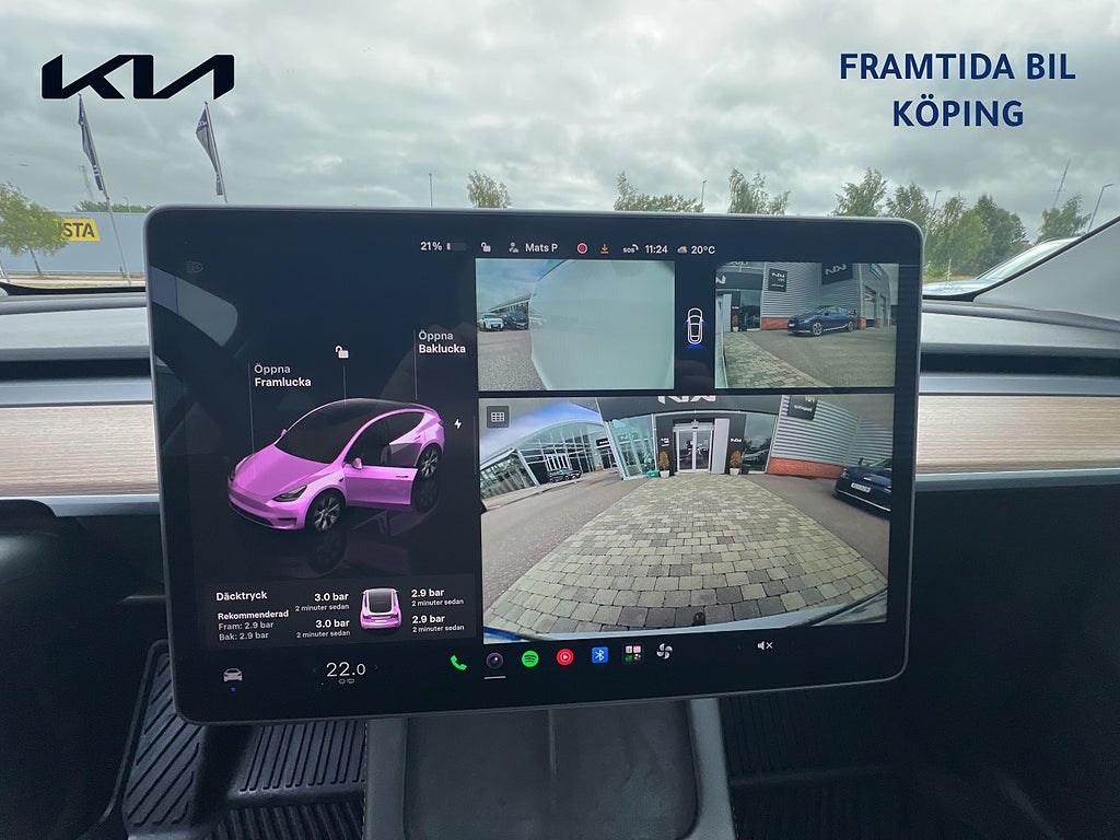 Tesla Model Y 2024 - miniatyr 10