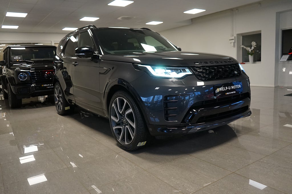 Land Rover Discovery D300 HSE R-Dynamic Drag 7-sits Panorama 22" MOMS 300hk