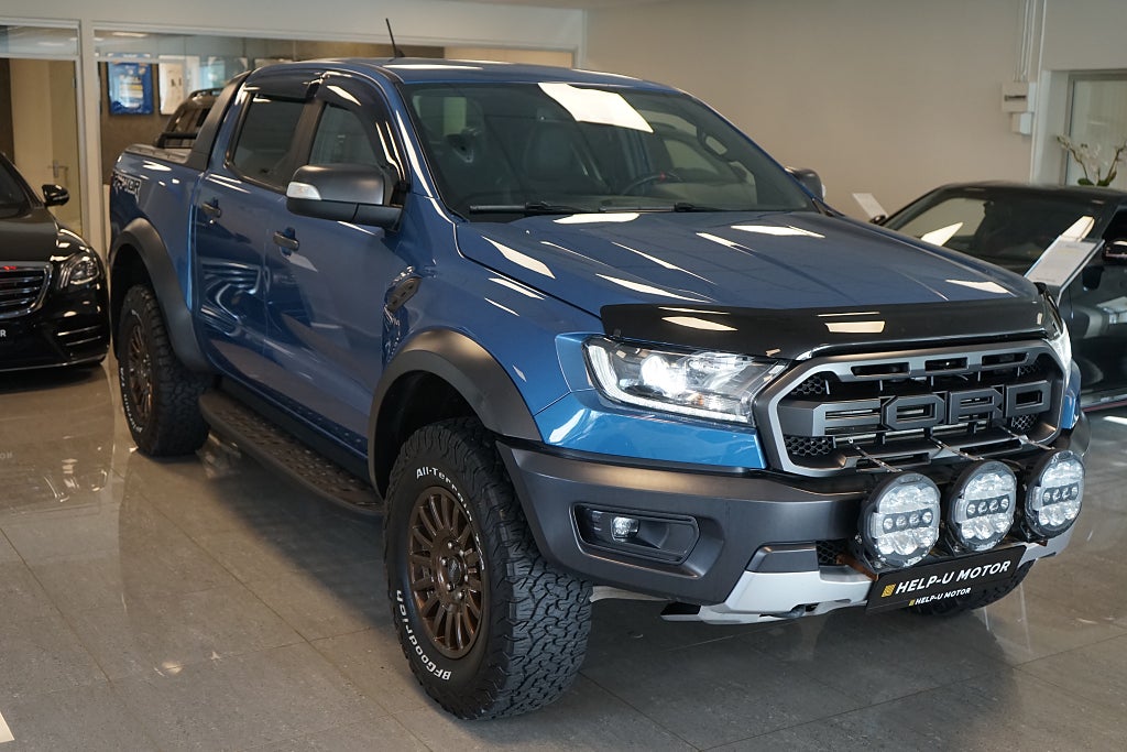 Ford ranger Raptor Kamera Drag Värmare Navi Flaklock CarPlay 213hk