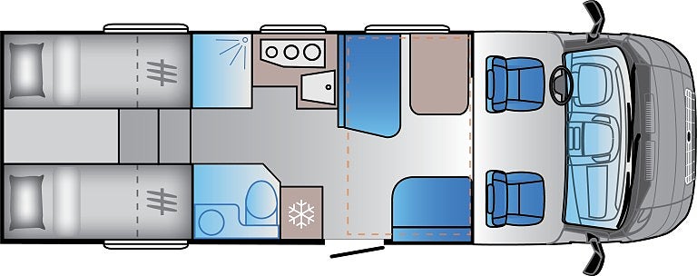 Sun Living S 75 SL - Ford 2.0 165 hk * B-Kort * Pluspaket * 2026 - miniatyr 23