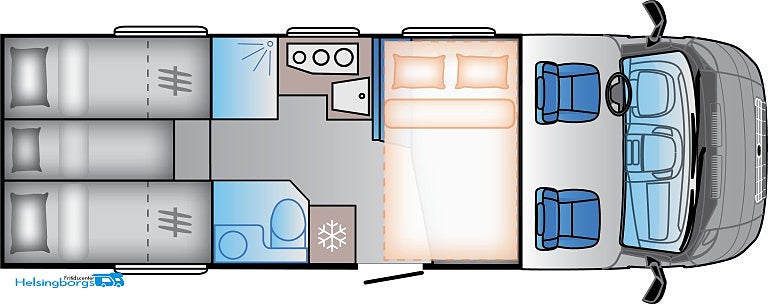 Sun Living S 75 SL Ford 165hk  *  B-körkort * Truma Diesel * Aut * 2027 - miniatyr 24