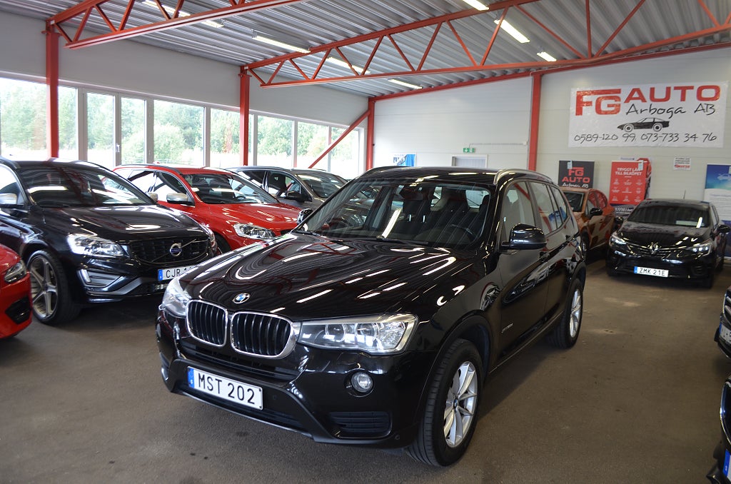 BMW X3 xDrive20d Steptronic 190 hk D-Värmare Navi Euro 6