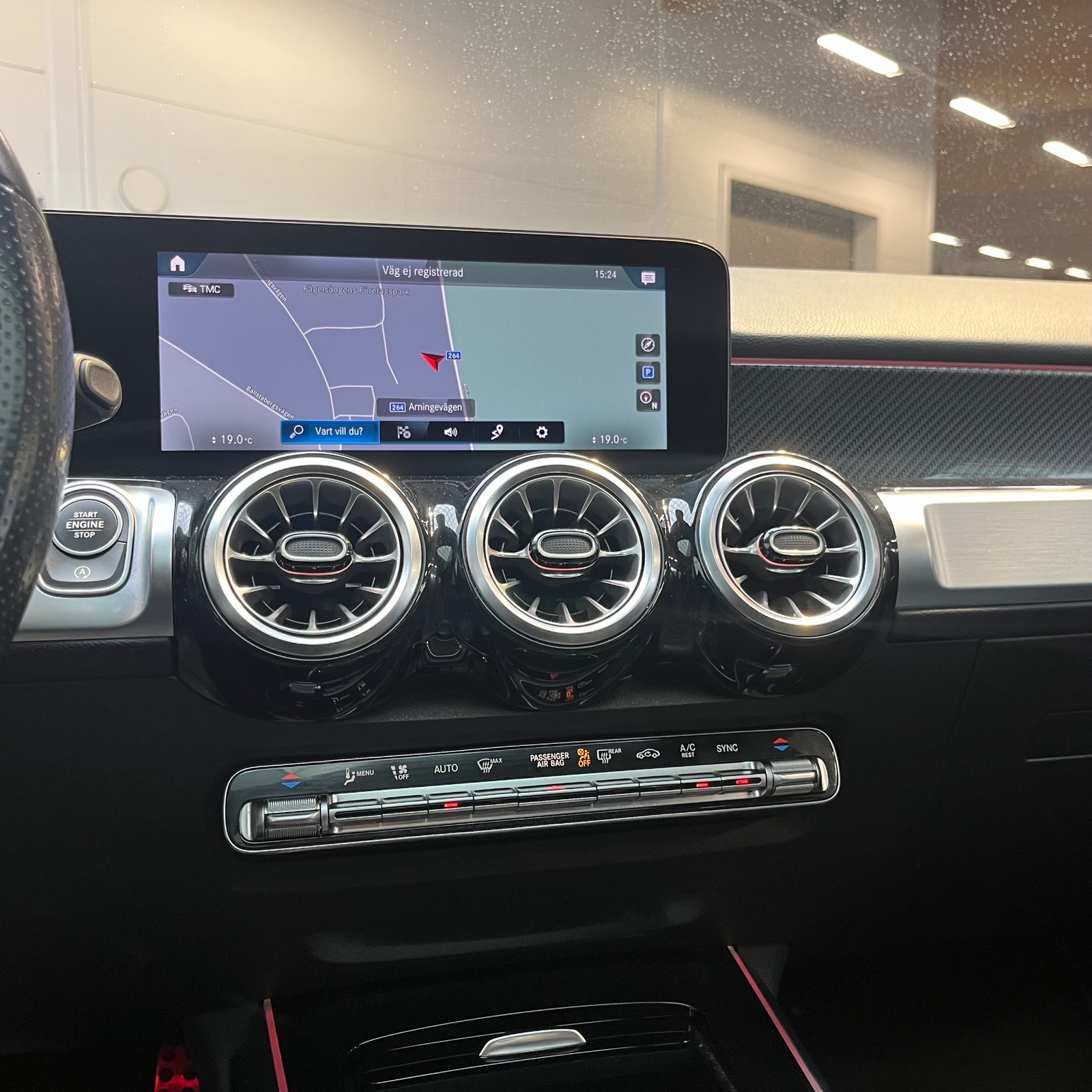 Mercedes-Benz GLB200 d GLB 200 d AMG Line 7-Sits Widescreen Pano Backkamera Navi 2023 - miniatyr 13