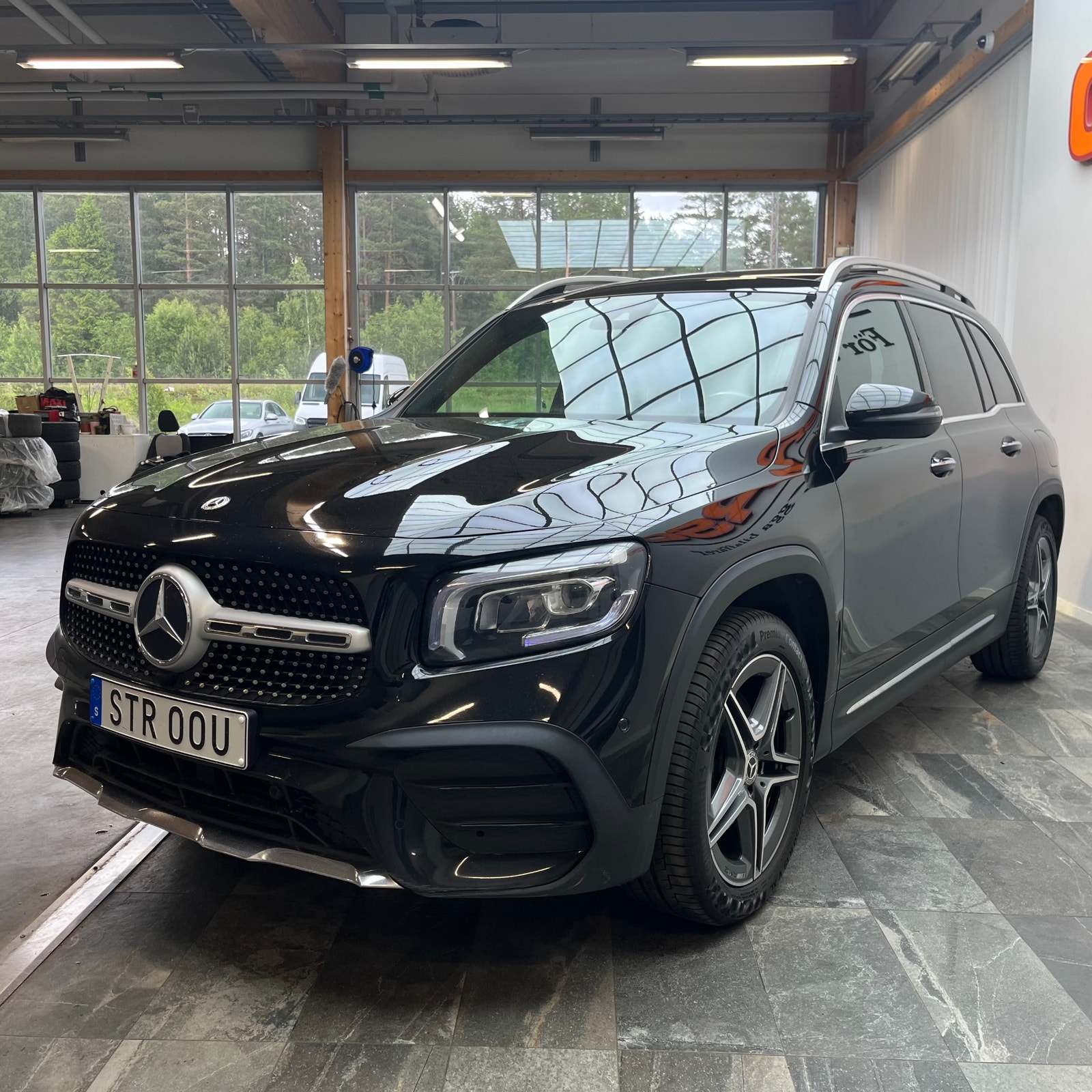 Mercedes-Benz GLB200 d GLB 200 d AMG Line 7-Sits Widescreen Pano Backkamera Navi 2023 - miniatyr 5