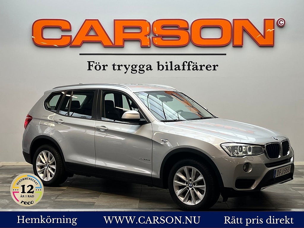 BMW X1 xDrive20d Sport line HUD Carplay Backkamera MOMS 2022 - miniatyr 3