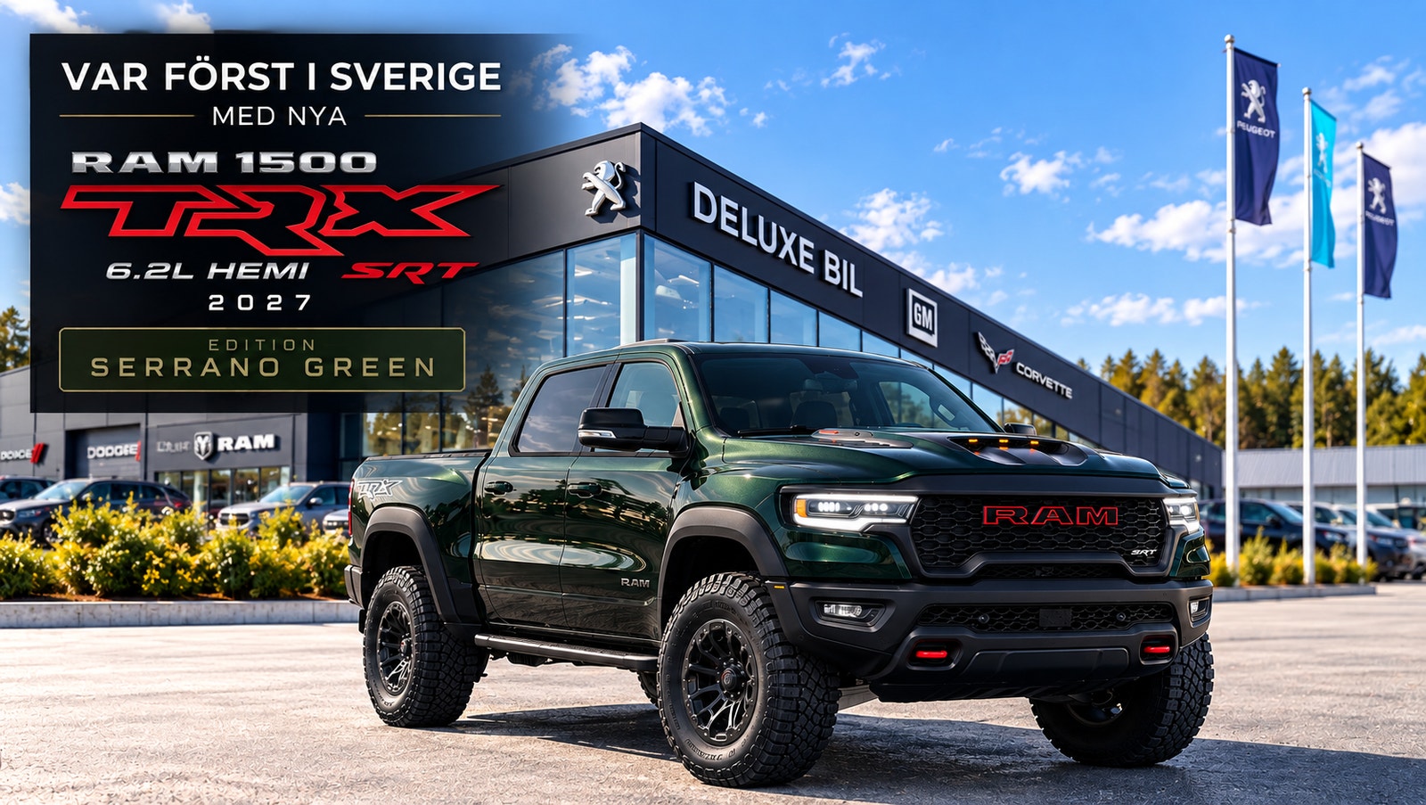 RAM 1500 TRX SRT 777 hk Crew Cab MY27 - SÄKRA DIN TRX!
