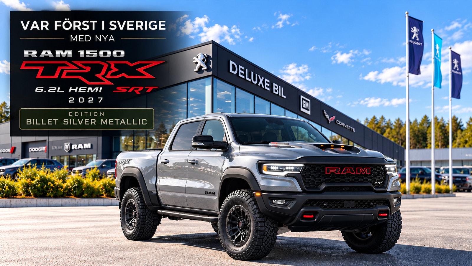 RAM 1500 TRX SRT 777 hk Crew Cab MY27 - SÄKRA DIN TRX!