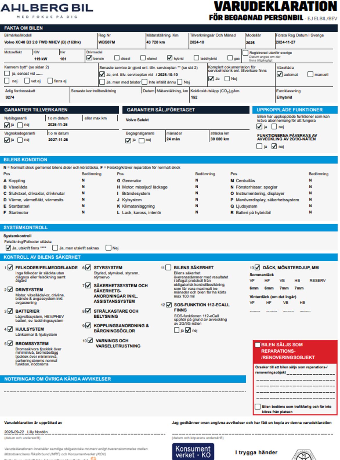 Volvo XC40 2025 - miniatyr 28