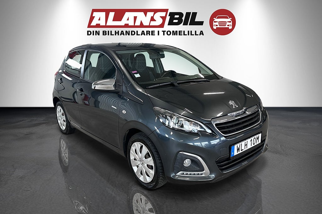 Peugeot 108 5-dörrar 1.0 VTi Euro 6 0% RÄNTA