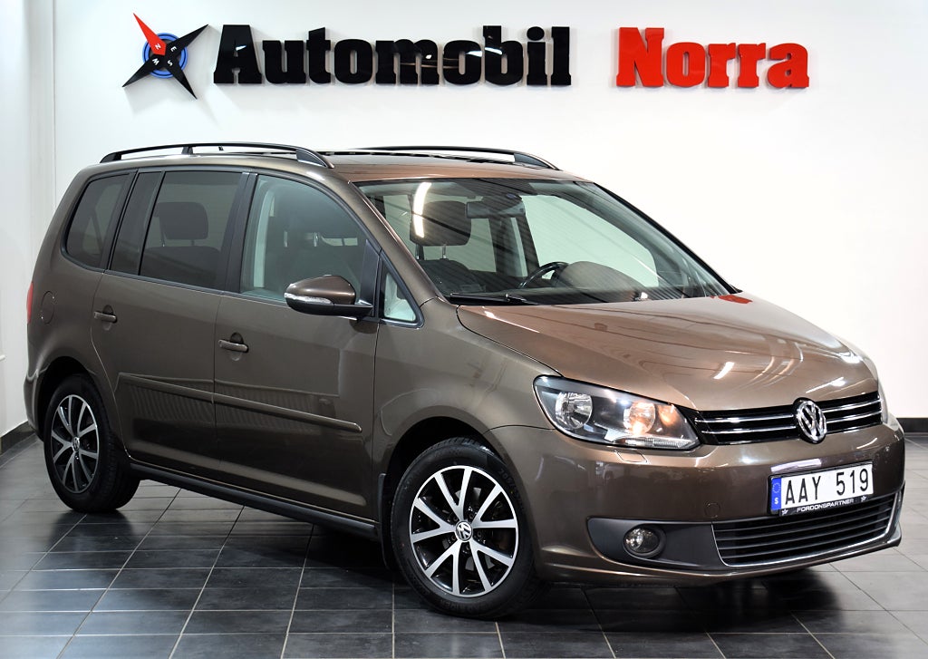 Volkswagen Touran 7-sits 1.6 TDI Masters B-kamera/Pano/Drag/Nyservad