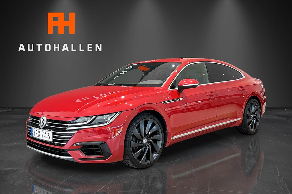 Volkswagen Arteon 2.0 TDI 4M GTS R-Line 240hk Drag Värmare 1 Års Garanti