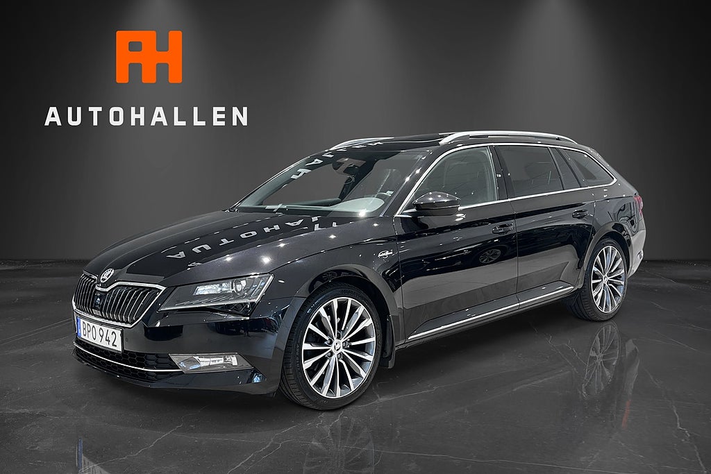 Skoda Superb Kombi 2.0 TDI 4x4 L&K 190hk Drag Värmare Pano Canton